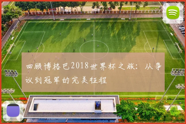 回顾博格巴2018世界杯之旅：从争议到冠军的完美征程